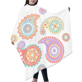 Personality  Colorful Indian Pattern Vector Hair Cutting Cape