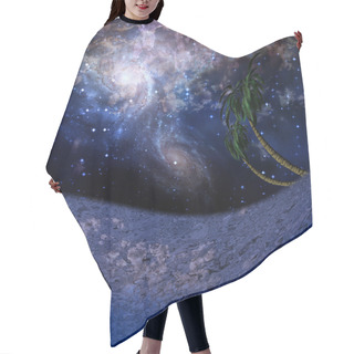 Personality  Underwater Night Scene Hair Cutting Cape