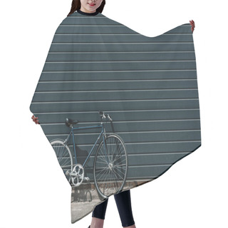 Personality  Black Hipster Bicycle  Hair Cutting Cape