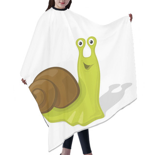 Personality  Funny Cartoon Snail  Hair Cutting Cape