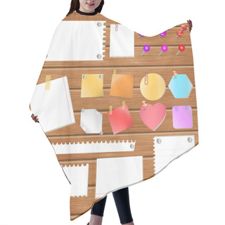 Personality  Message Paper On Board Hair Cutting Cape