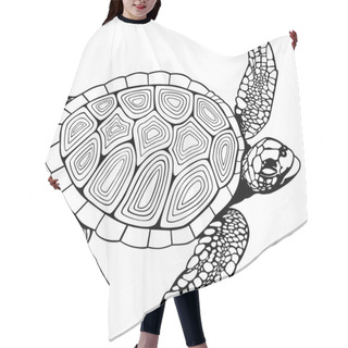 Personality  Coloring Book Turtle Hair Cutting Cape