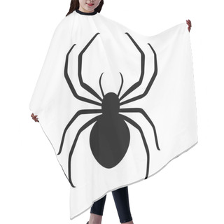 Personality  Tiny Little Spider, Silhouette Hair Cutting Cape