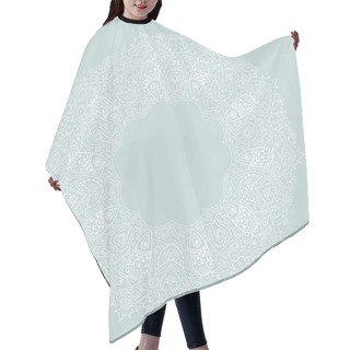 Personality  Ornamental Lace Pattern Hair Cutting Cape