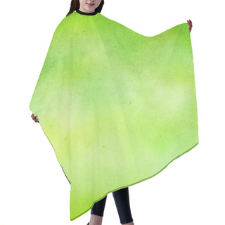 Personality  Grunge Green Background. Hair Cutting Cape