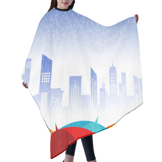 Personality  Abstract Rainy Season Background. Hair Cutting Cape