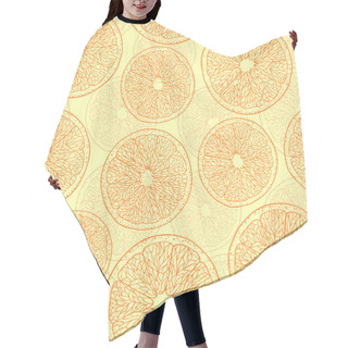 Personality  Abstract Oranges Hair Cutting Cape