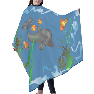 Personality  Under The Sea Hair Cutting Cape