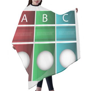 Personality  Abc Vector Progress Banners Hair Cutting Cape