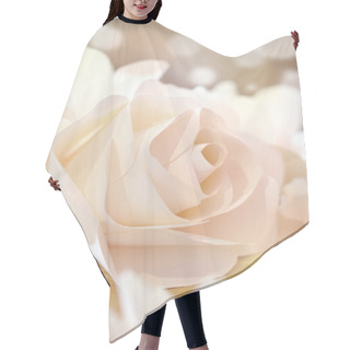 Personality  Roses Flower Wedding Valentine Background Hair Cutting Cape