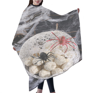 Personality  Spider Eggs In A Cocoon Hair Cutting Cape