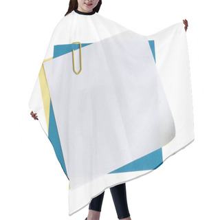 Personality  Collection Of Colorful Paper Notes Hair Cutting Cape