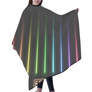 Personality  Laser Rays Hair Cutting Cape