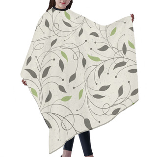 Personality  Seamless Ecology Pattern With Leaves. Vector, EPS10 Hair Cutting Cape