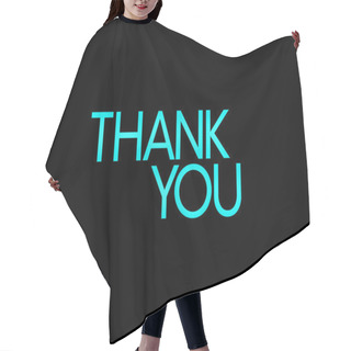 Personality  Thank You Word Cloud Vector Background, All Languages Hair Cutting Cape