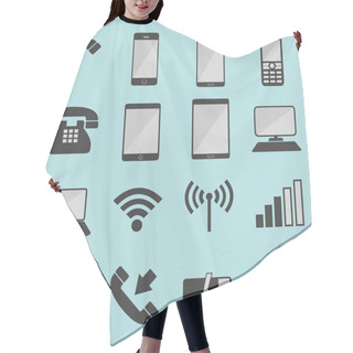 Personality  List Of Telecommunication Icons Hair Cutting Cape