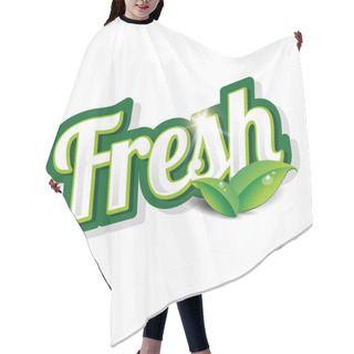 Personality  Fresh Product - Vector Label Hair Cutting Cape