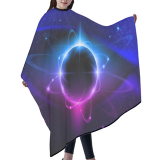 Personality  Black Star Hair Cutting Cape