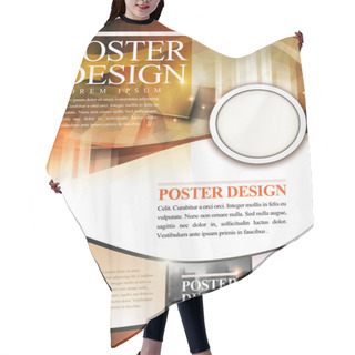 Personality  Modern Poster Template Design  Hair Cutting Cape