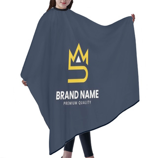 Personality  Letter M S Crown Logo Vector Design Template Suitable For Personal Or Business Bran Hair Cutting Cape