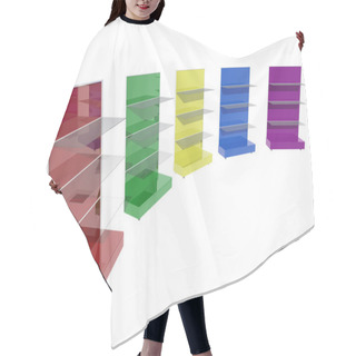 Personality  Colorful Furniture Shelves Hair Cutting Cape