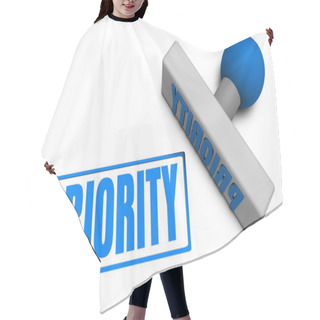 Personality  Priority Stamp Texture Hair Cutting Cape