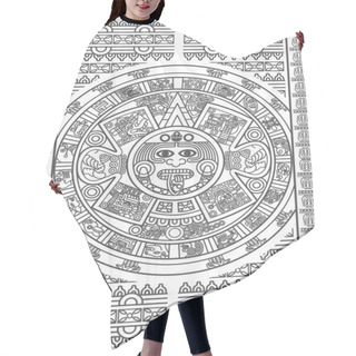 Personality  Stylized Aztec Calendar Hair Cutting Cape