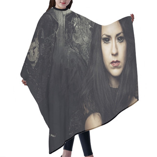 Personality  Evil Inside Hair Cutting Cape