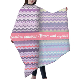 Personality  Waves And Zigzags Hair Cutting Cape