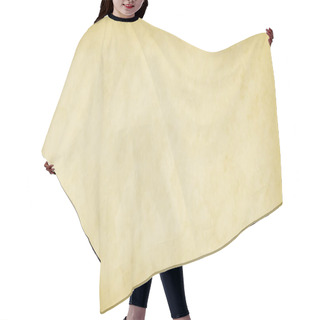 Personality  Pastel Yellow Background With Plain White Center And Dark Border And Faint Marbled Stone Texture Pattern And Old Vintage Grunge Design Hair Cutting Cape