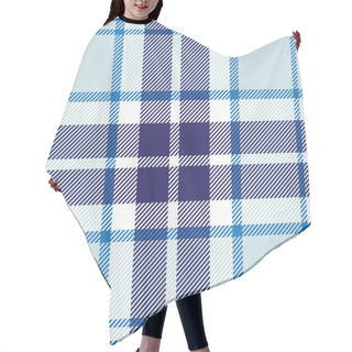 Personality  Vector Seamless Tartan Plaid Pattern Hair Cutting Cape