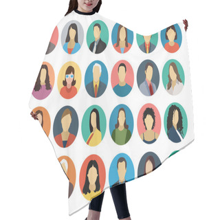 Personality  Avatars Flat Icons 1 Hair Cutting Cape