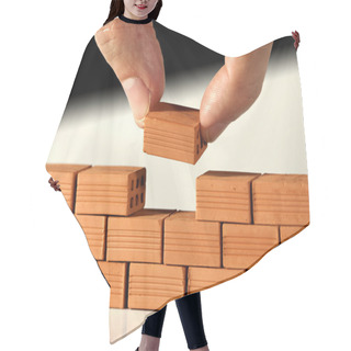 Personality  Last Brick On The Wall Hair Cutting Cape