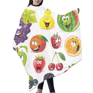 Personality  Funny Fruit Cartoon Hair Cutting Cape