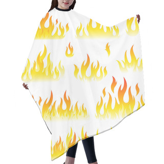 Personality  Flame Design Element Hair Cutting Cape
