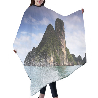 Personality  Rocky Mountain Landscape Hair Cutting Cape