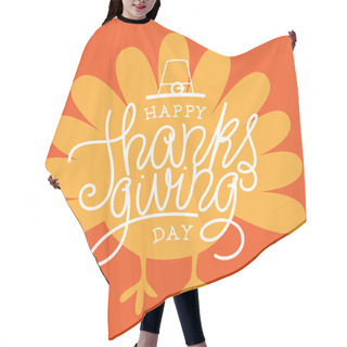 Personality  Happy Thanksgiving Day Hair Cutting Cape