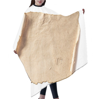 Personality  Blank Rustic Paper Texture Hair Cutting Cape