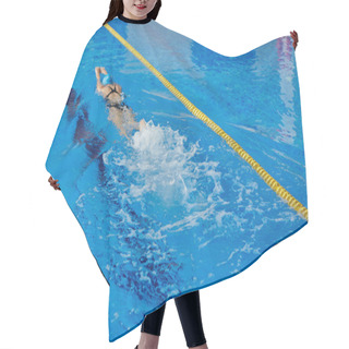 Personality  Woman Swimming At Leisure Hair Cutting Cape