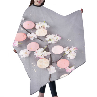 Personality  French Pastel Macarons Hair Cutting Cape