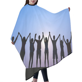 Personality  People Holding Hands Hair Cutting Cape