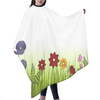 Personality  Wild Flowers Hair Cutting Cape