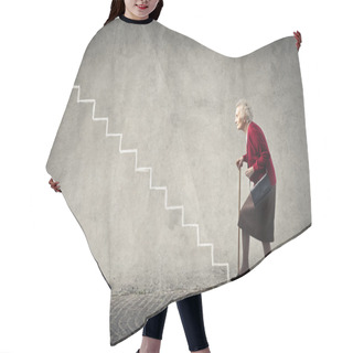Personality  Chalk Staircase Hair Cutting Cape