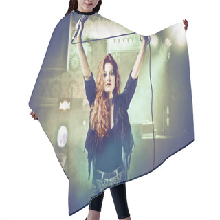 Personality  Rock Music Hair Cutting Cape
