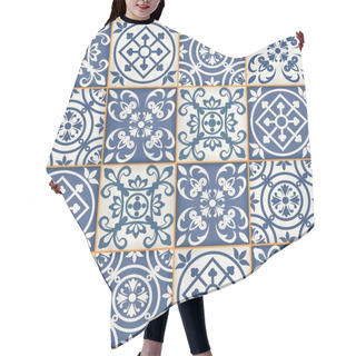 Personality  Gorgeous Seamless Patchwork Pattern Hair Cutting Cape