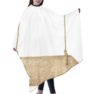 Personality  Wooden Arrown Hanging On Ropes Hair Cutting Cape