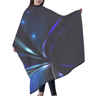 Personality  Traffic And Street Lights Background Hair Cutting Cape