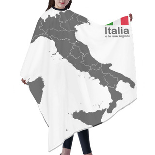 Personality  Italy And Regions Hair Cutting Cape