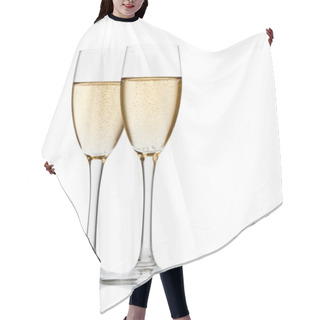 Personality  Two Glasses Of Champagne Hair Cutting Cape