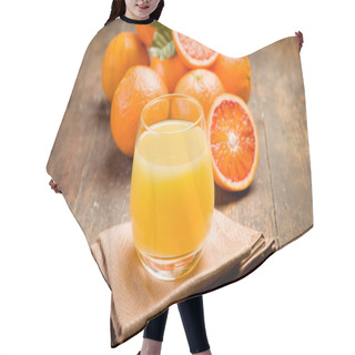 Personality  Orange Juice Hair Cutting Cape